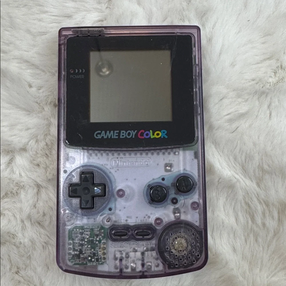 1998 Nintendo Game Boy Color Handheld System - Atomic Purple Model:CGB-001